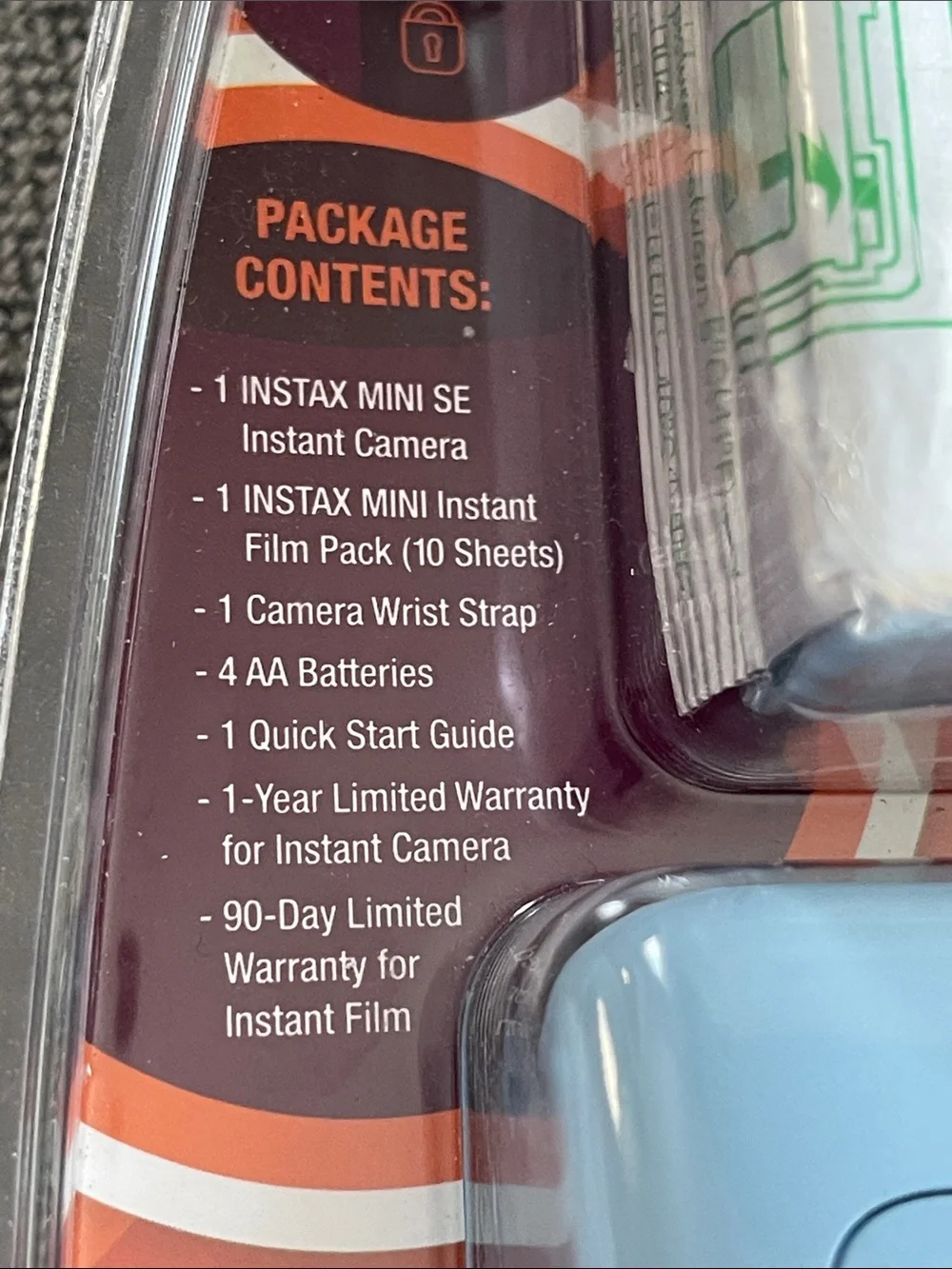 instax mini SE Instant Camera + Film Bundle